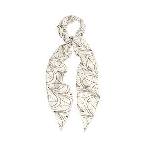 NWT Lost Pattern NYC Chrysler Silk Crepe Neck Scarf – Deco Ivory